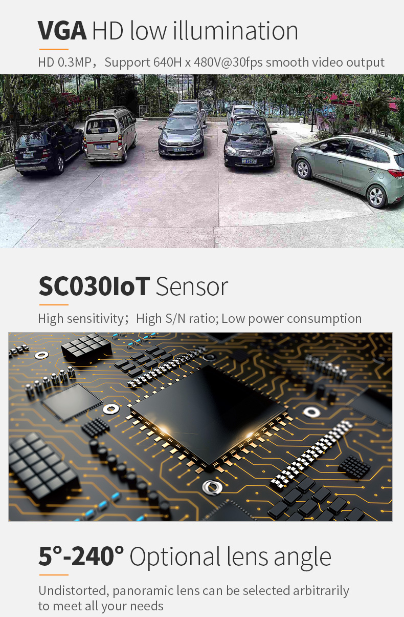 Dogoozx VGA SC030IoT CMOS supports YUV industrial endoscope detector camera module mipi插图2