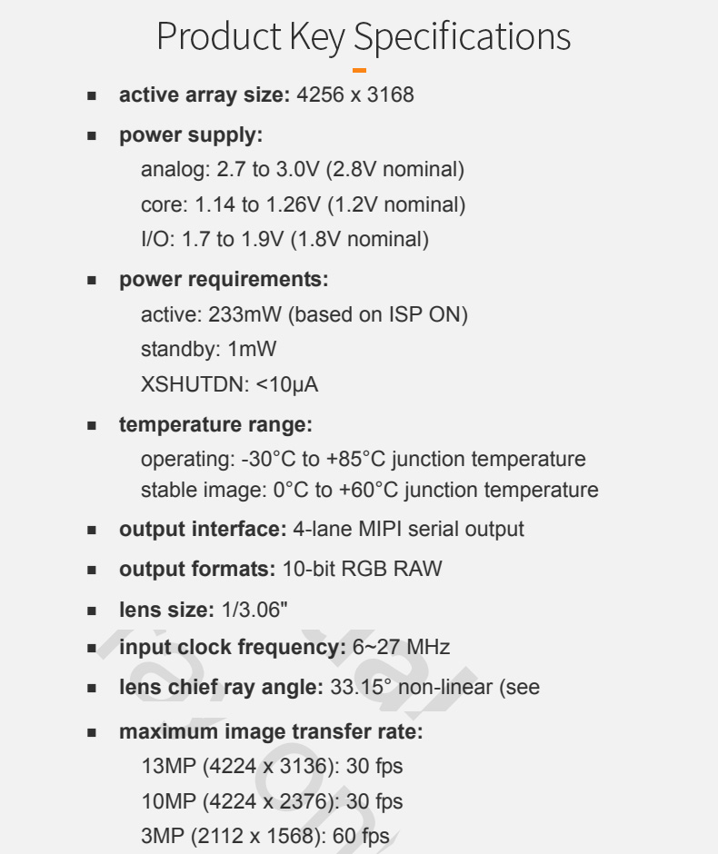 Dogoozx Support OEM 13MP OV13855 4K 30fps AF MIPI Video Conference Camera Module插图2