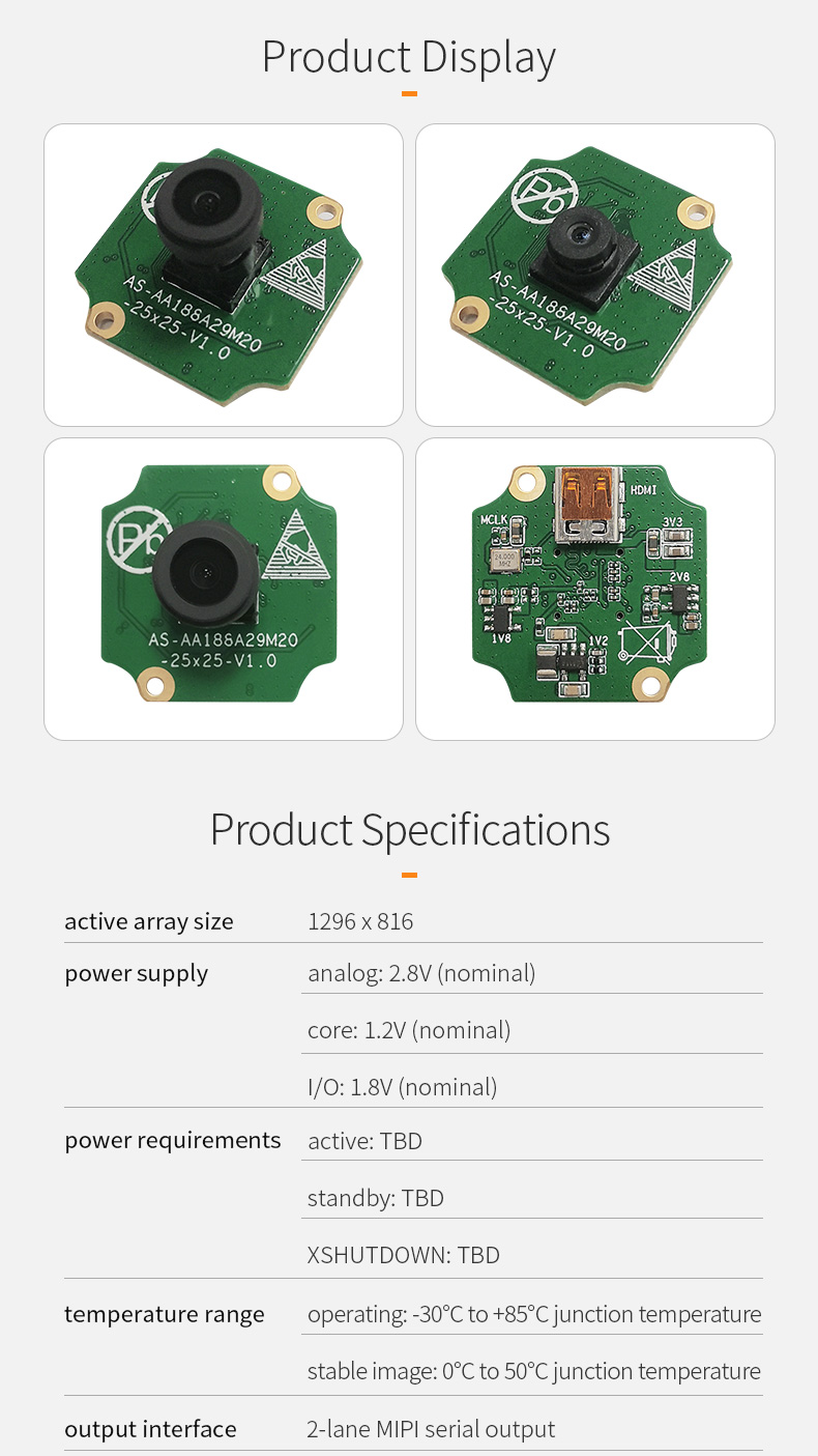 Dogoozx 1280×800 120fps Global Shutter Type-C Scan Code Avoidance OV9281 Camera Module插图1